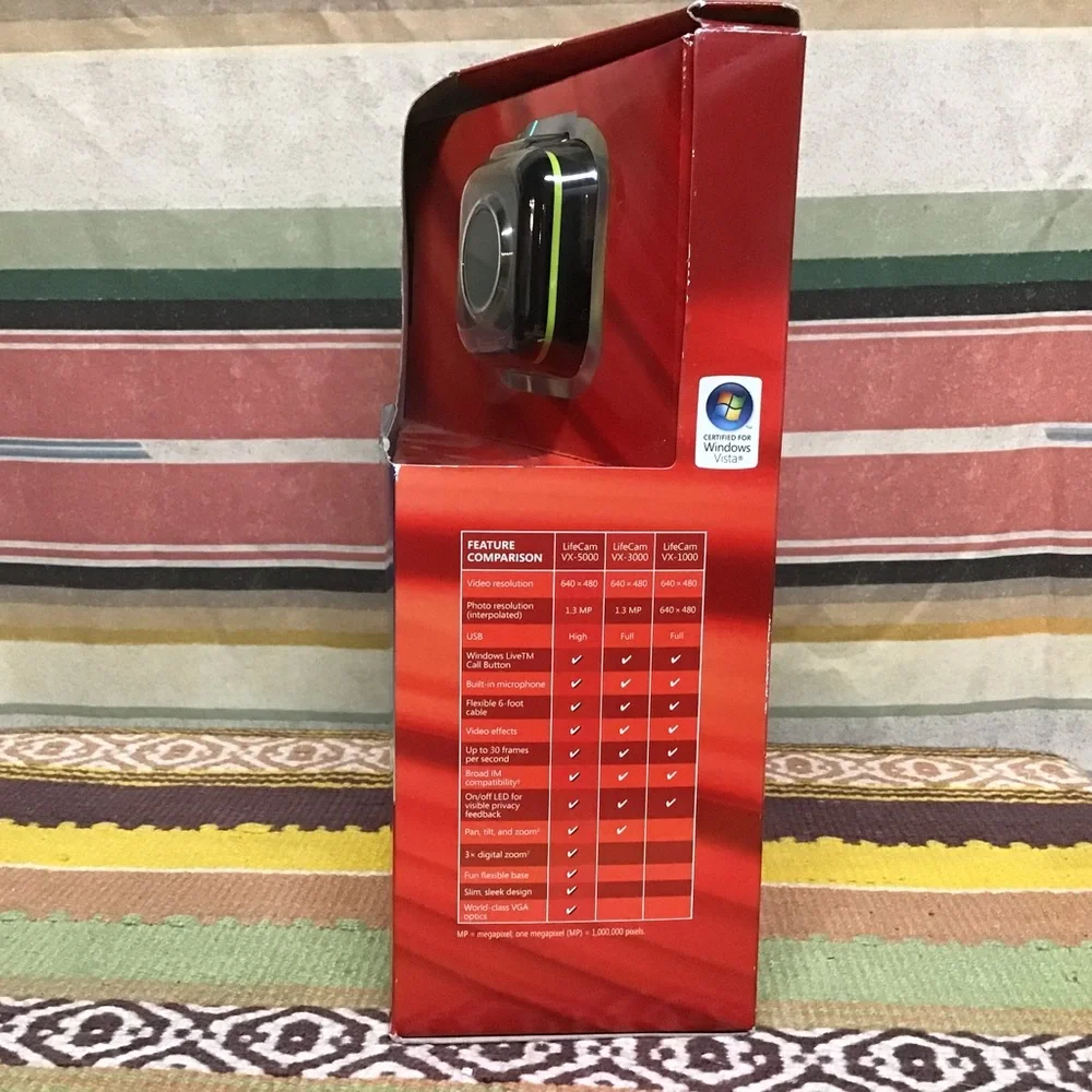 Microsoft life cam vx 5000 new